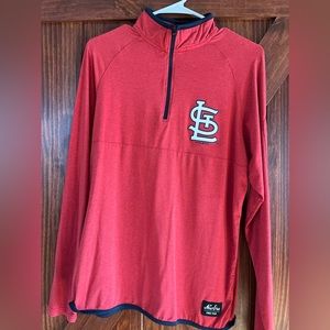 ST LOUIS CARDINALS NEW ERA Lightweight Quarter-Zip